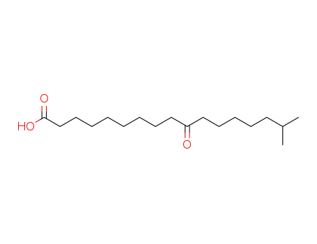 Molecular Structure of 95318-26-6 (16-methyl-10-oxo-heptadecanoic acid)