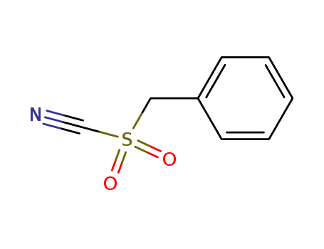 Molecular Structure of 49805-26-7 (Benzenemethanesulfonyl cyanide)