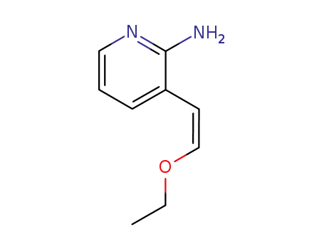 Molecular Structure of 146336-83-6 ((Z)-2-amino-3-(2-ethoxyethenyl)pyridine)