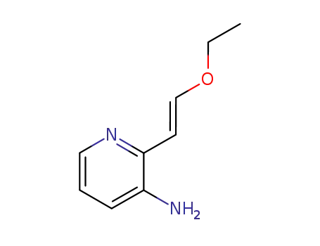 Molecular Structure of 146336-81-4 ((E)-3-amino-2-(2-ethoxyethenyl)pyridine)