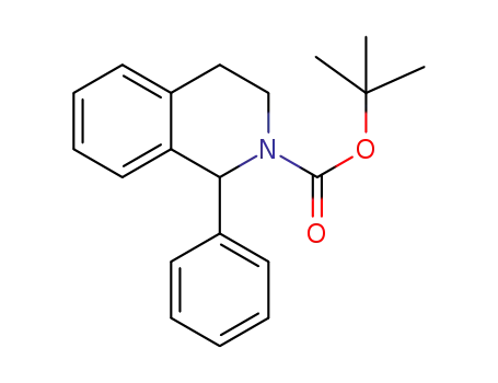 Molecular Structure of 1381986-46-4 (tert-butyl 1-phenyl-3,4-dihydroisoquinoline-2(1H)-carboxylate)