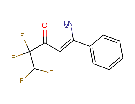 Molecular Structure of 123824-65-7 (1,1,2,2-tetrafluoro-5-phenyl-5-amino-4-penten-3-one)