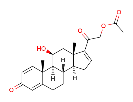 11beta,21-Dihydroxypregna-1,4,16-triene-3,20-dione 21-acetate