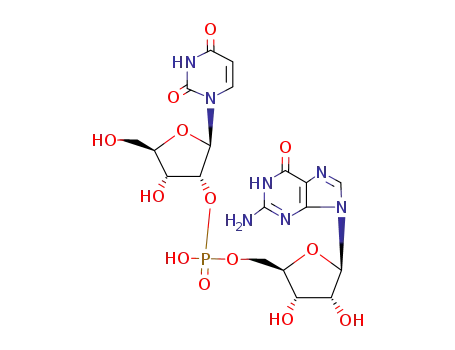 Molecular Structure of 22976-80-3 (Guanosine, uridylyl-(2'®5')- (8CI,9CI))