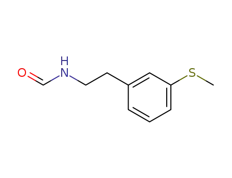 Molecular Structure of 90265-79-5 (Formamide, N-[2-[3-(methylthio)phenyl]ethyl]-)