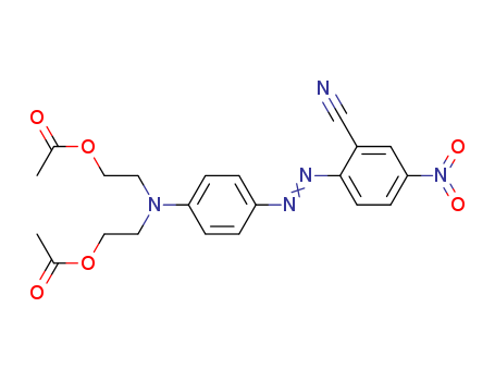 2-[[4-[(2-cyano-3-nitrophenyl)azo]-m-tolyl](2-acetoxyethyl)amino]ethyl acetate