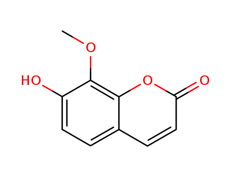 485-90-5,7-HYDROXY-8-METHOXYCOUMARIN,7-Hydroxy-8-methoxycoumarin;7-hydroxy-8-methoxy-2H-1-benzopyran-2-one;daphnetin 8-methyl ether;isoscopoletin;8-O-methyl-7-hydroxycoumarin;Hydrangetin;2H-1-Benzopyran-2-one,7-hydroxy-8-methoxy;