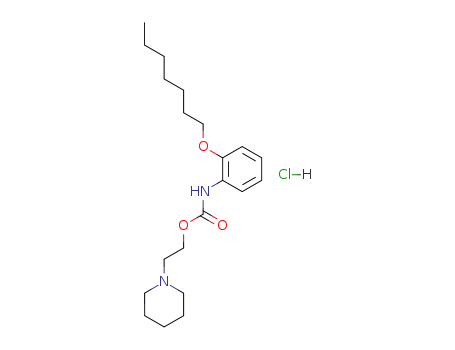 55792-21-7,heptacaine,Carbamicacid, [2-(heptyloxy)phenyl]-, 2-(1-piperidinyl)ethyl ester, monohydrochloride(9CI); Heptacaine; Heptacaine chloride; Heptacaine hydrochloride; Heptacainiumchloride