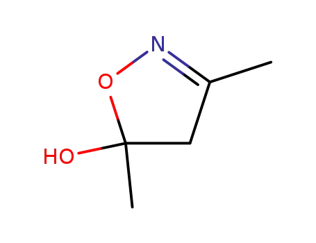 Molecular Structure of 53009-14-6 (5-Isoxazolol, 4,5-dihydro-3,5-dimethyl-)
