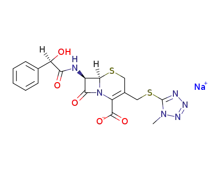Molecular Structure of 30034-03-8 (Sodium cefamandole)