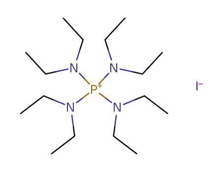 Molecular Structure of 81175-48-6 (tetrakis(diethylamino)phosphonium iodide)