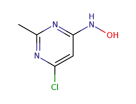 Molecular Structure of 126827-01-8 (N-(6-chloro-2-methylpyrimidin-4-yl)hydroxylamine)
