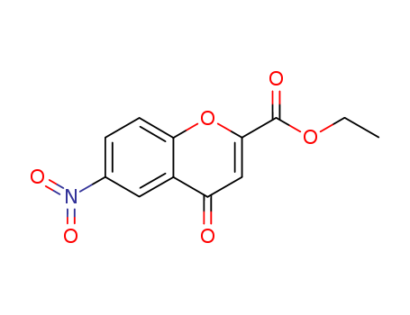 4H-1-Benzopyran-2-carboxylicacid, 6-nitro-4-oxo-, ethyl ester