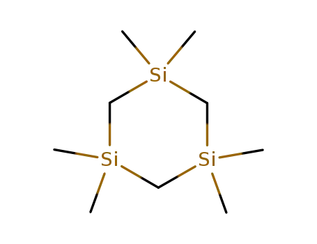 Molecular Structure of 1627-99-2 (1,1,3,3,5,5-hexamethyl-1,3,5-trisilacyclohexane)