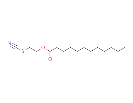 Molecular Structure of 301-11-1 (2-thiocyanatoethyl laurate)