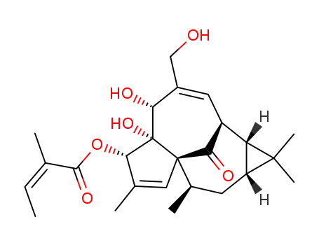 Molecular Structure of 75567-37-2 (Ingenol-3-angelate)