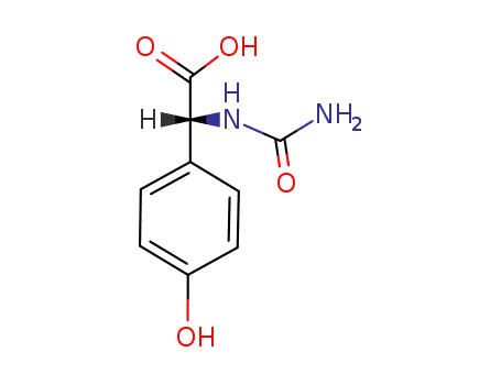 Molecular Structure of 68780-35-8 (N-carbamyl-D-p-hydroxyphenylglycine)