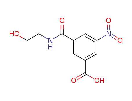 Molecular Structure of 22871-56-3 (3-[[(2-hydroxyethyl)amino]carbonyl]-5-nitrobenzoic acid)