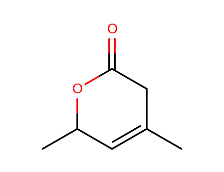 Molecular Structure of 22936-96-5 (2H-Pyran-2-one, 3,6-dihydro-4,6-dimethyl-)