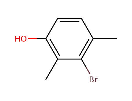 Molecular Structure of 74571-81-6 (3-bromo-2,4-dimethylphenol)