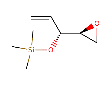 Molecular Structure of 173328-15-9 ((3S,4S)-trimethylsilyloxy oxirane)