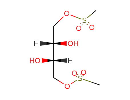 Molecular Structure of 299-74-1 (1,2,3,4-Butanetetrol,1,4-dimethanesulfonate, (R*,R*)- (9CI))