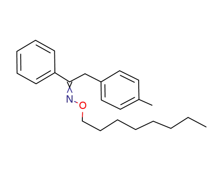 Molecular Structure of 123982-65-0 (1-Phenyl-2-p-tolyl-ethanone O-octyl-oxime)