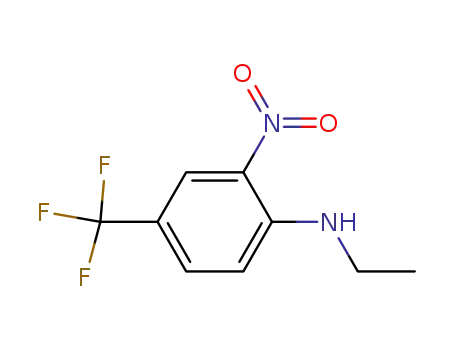 Molecular Structure of 30377-62-9 (N-ETHYL 2-NITRO-4-(TRIFLUOROMETHYL)ANILINE)