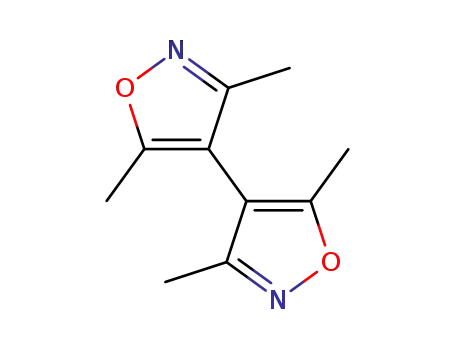 Molecular Structure of 38604-92-1 (4,4'-Biisoxazole, 3,3',5,5'-tetramethyl-)