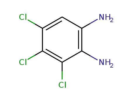Molecular Structure of 30064-28-9 (3,4,5-trichlorobenzene-1,2-diamine)