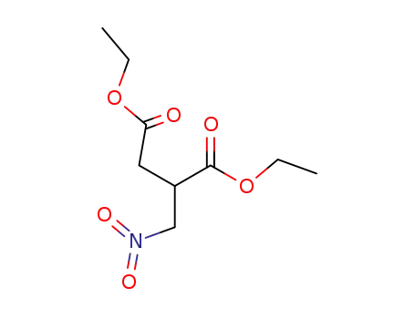 Molecular Structure of 4753-28-0 (Butanedioic acid, (nitromethyl)-, diethyl ester)