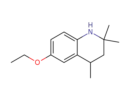 Molecular Structure of 16489-90-0 (6-ethoxy-1,2,3,4-tetrahydro-2,2,4-trimethylquinoline)