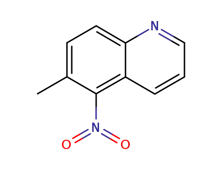 Molecular Structure of 23141-61-9 (6-METHYL-5-NITROQUINOLINE)