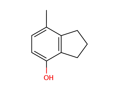 Molecular Structure of 16400-13-8 (4-HYDROXY-7-METHYLINDANE)