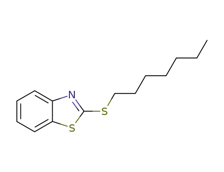 Molecular Structure of 15647-75-3 (2-(heptylsulfanyl)-1,3-benzothiazole)