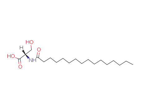 Molecular Structure of 16417-38-2 (N-Palmitoyl-L-serine)