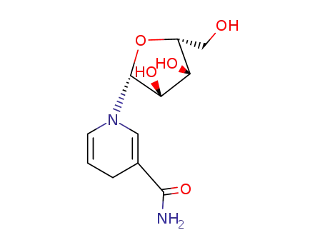 Molecular Structure of 19132-12-8 (1,4-dihydronicotinaMide riboside)