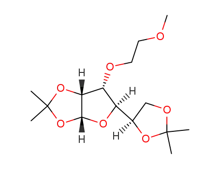 Molecular Structure of 553664-29-2 (1,2:5,6-di-O-isopropyliden-3-O-(2-methoxyethyl)-α-D-allofuranose)