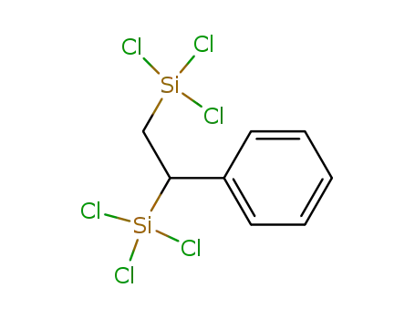 Molecular Structure of 3401-10-3 (Silane, (1-phenyl-1,2-ethanediyl)bis[trichloro-)