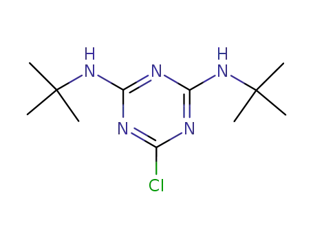 Molecular Structure of 39605-42-0 (Bis(tert-butylaMino)chloro-s-triazine)
