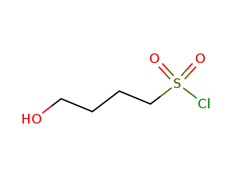 Molecular Structure of 113309-30-1 (4-hydroxy-1-butanesulfonyl chloride)