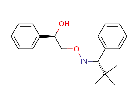 Molecular Structure of 757195-36-1 ((1R)-2-({[(1S)-2,2-dimethyl-1-phenylpropyl]amino}oxy)ethanol)