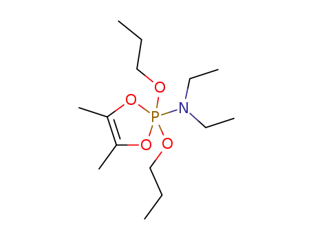 Molecular Structure of 13348-14-6 (2-diethylamino-4,5-dimethyl-2,2-dipropoxy-2λ<sup>5</sup>-[1,3,2]dioxaphosphole)