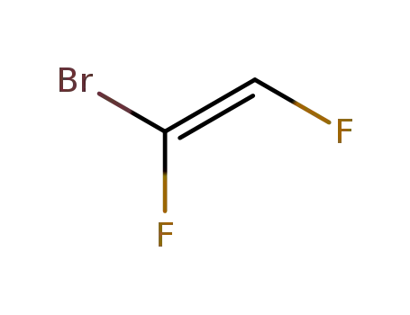 Molecular Structure of 3685-09-4 (Ethene, 1-bromo-1,2-difluoro-, (1E)-)