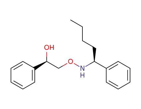 Molecular Structure of 757195-34-9 ((1R)-1-phenyl-2-({[(1S)-1-phenylpentyl]amino}oxy)ethanol)