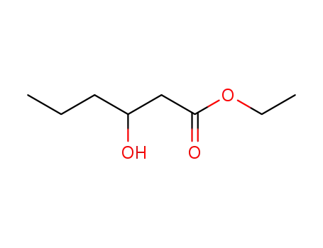 Molecular Structure of 2305-25-1 (ETHYL 3-HYDROXYHEXANOATE)