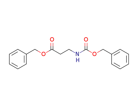 Molecular Structure of 63613-10-5 (3-benzyloxycarbonylaminopropionic acid benzyl ester)