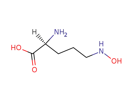 Molecular Structure of 35187-58-7 (delta-N-hydroxyornithine)
