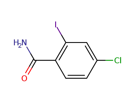 Molecular Structure of 942319-20-2 (4-chloro-2-iodobenzamide)