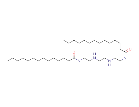 Molecular Structure of 93918-50-4 (N,N'-[ethylenebis(iminoethylene)]bismyristamide)
